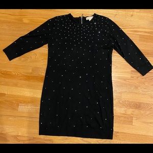 Michael Kors knit dress, black
